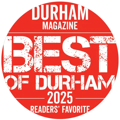 Best of Durham 2025 readers favorite badge